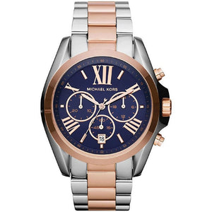 Michael Kors MK5606 Gold - Tone Bradshaw Chronograph Ladies Watch - WATCH & WATCH