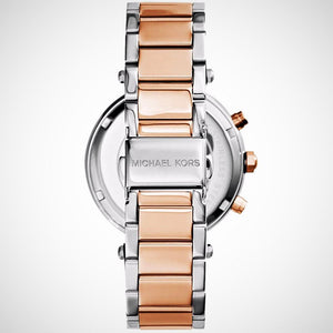 Michael Kors MK6141 Parker Ladies Glitzy Two Tone Watch - WATCH & WATCH