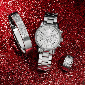 Michael Kors MK6428 Ritz Chronograph Ladies Watch - WATCH & WATCH