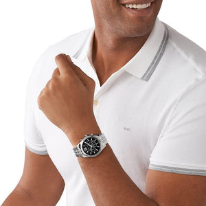 Michael Kors MK8602 Lexington Chronograph Black Dial Men's Watch - WATCH & WATCH