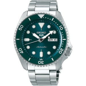 Seiko 5 Sports SRPD61K1 Green Dial Automatic Men's Watch - WATCH & WATCH