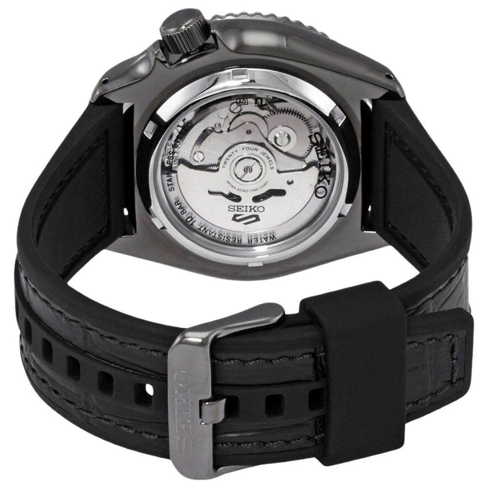 Seiko 5 Sports SRPD65K3 Black Dial Automatic Men's Watch - WATCH & WATCH