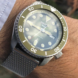 Seiko 5 Sports SRPD75K1 Green Dial Automatic Men's Watch - WATCH & WATCH