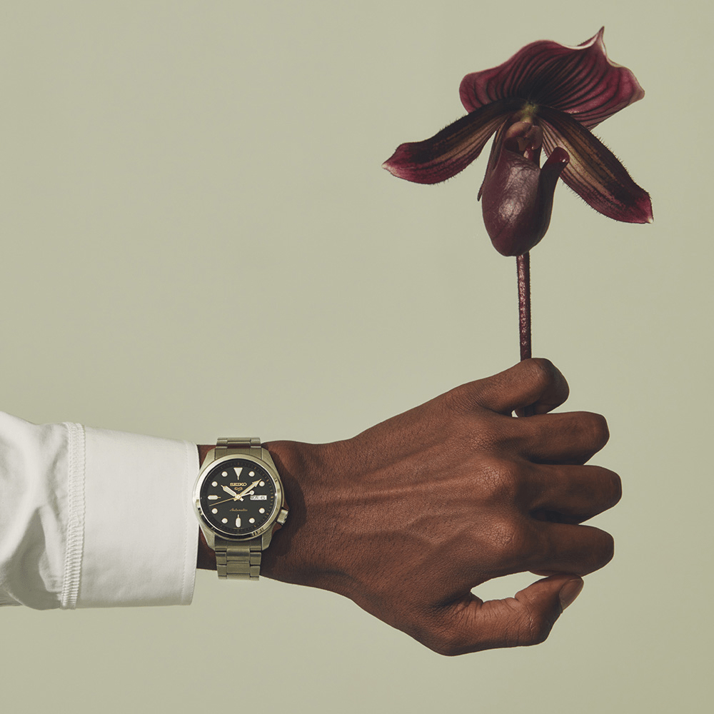 Seiko 5 Sports SRPE57K1 Black Dial Automatic Men's Watch - WATCH & WATCH