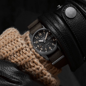 Seiko 5 Sports SRPJ85K1 Black Dial Automatic Men's Watch - WATCH & WATCH