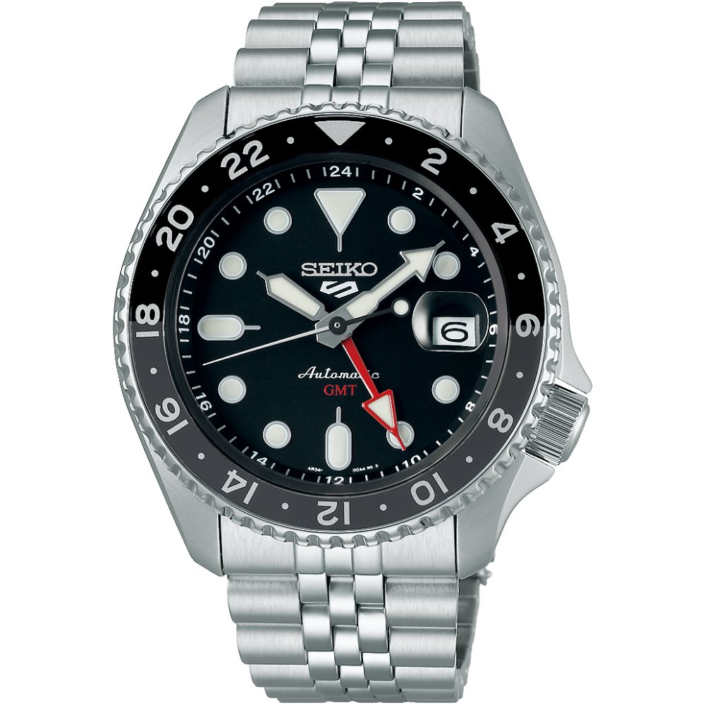 Seiko 5 Sports SSK001K1 Re - Interpretation SKX GMT Automatic Men's Watch - WATCH & WATCH