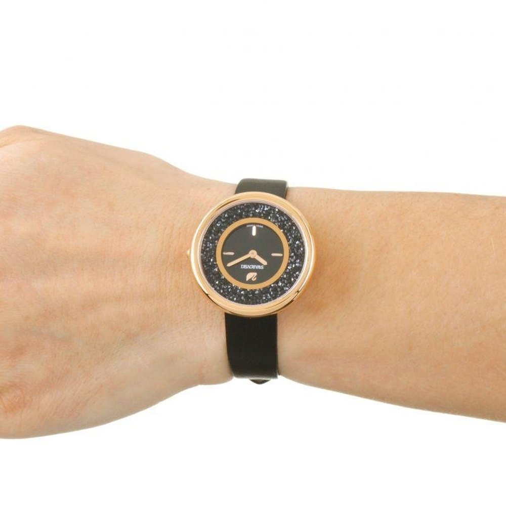 Swarovski 5275043 Crystalline Pure Black Women's Watch - WATCH & WATCH