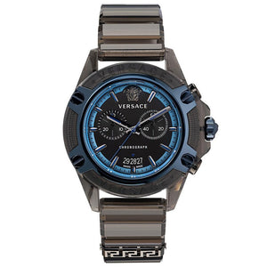 Versace VEZ700622 Icon Active Black Unisex Watch - WATCH & WATCH