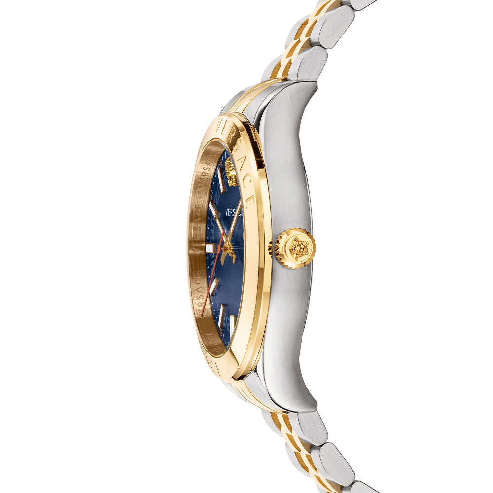 Versace VEVK00520 Hellenyium Men's Two - Tone Watch - WATCH & WATCH